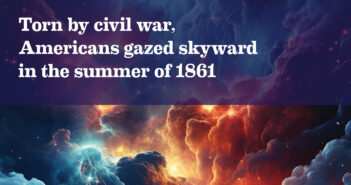 Eclipse and comet post relating to Civil War